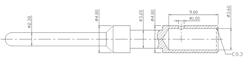 4.8*37.5mm 车针